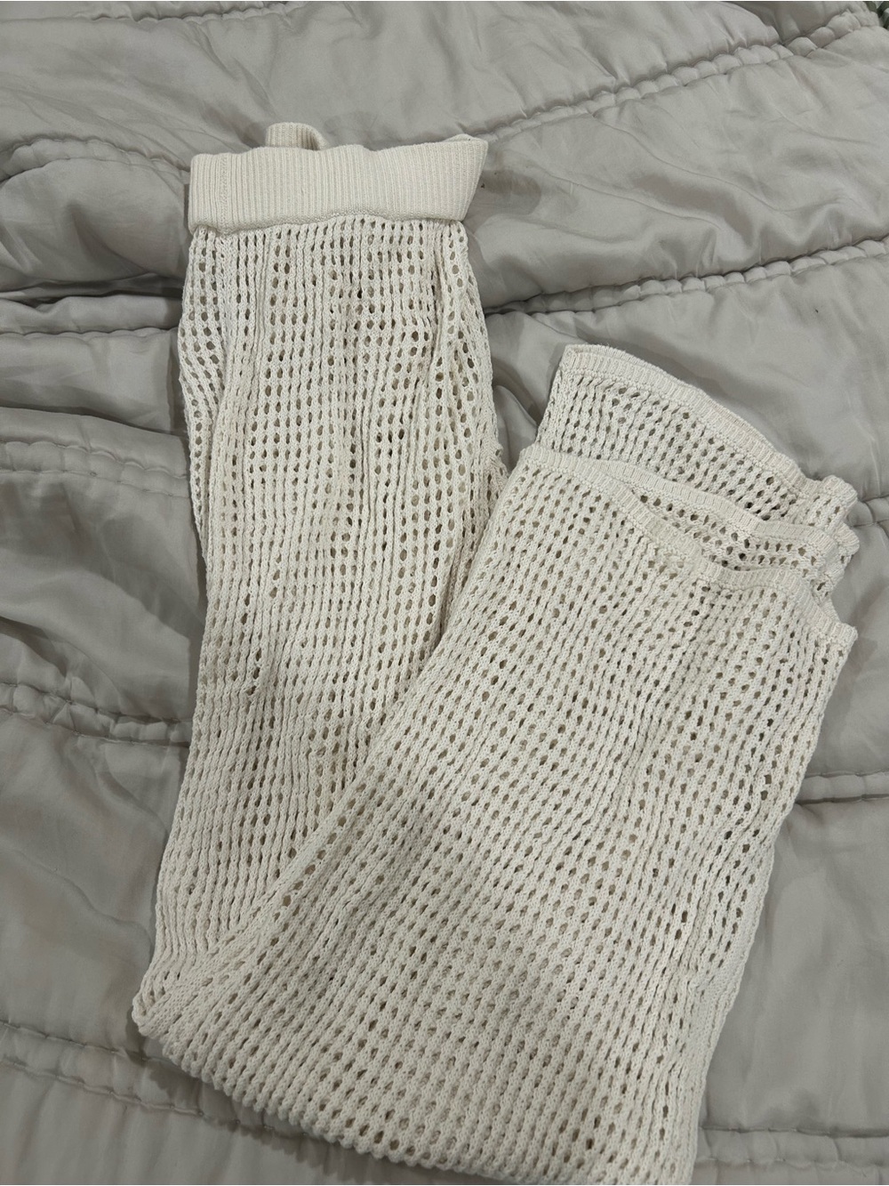 Abercrombie & Fitch Cream Knit Pants